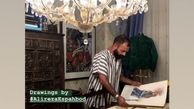 گالری نقاشی بازیگر مشهور + عکس