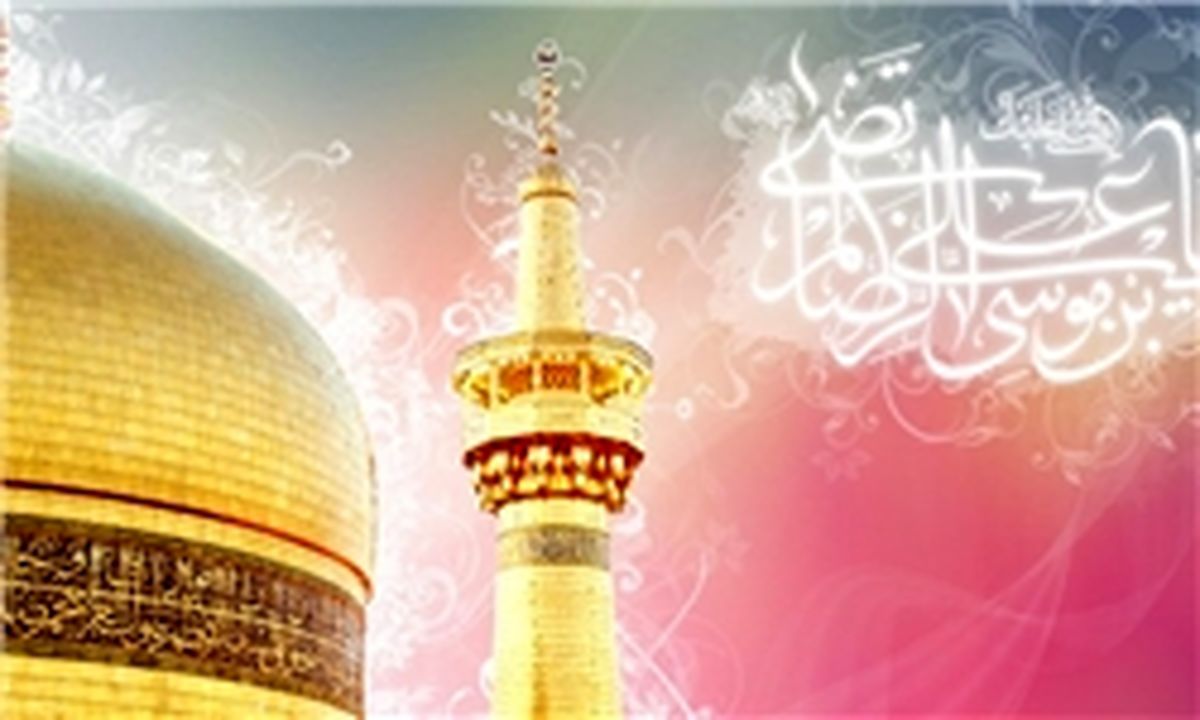 پوشش ضریح و پرچم گنبد حرم‌ منور رضوی تعویض شد