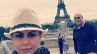  امیر یل ارجمند و همسر بازیگرش در پاریس+عکس