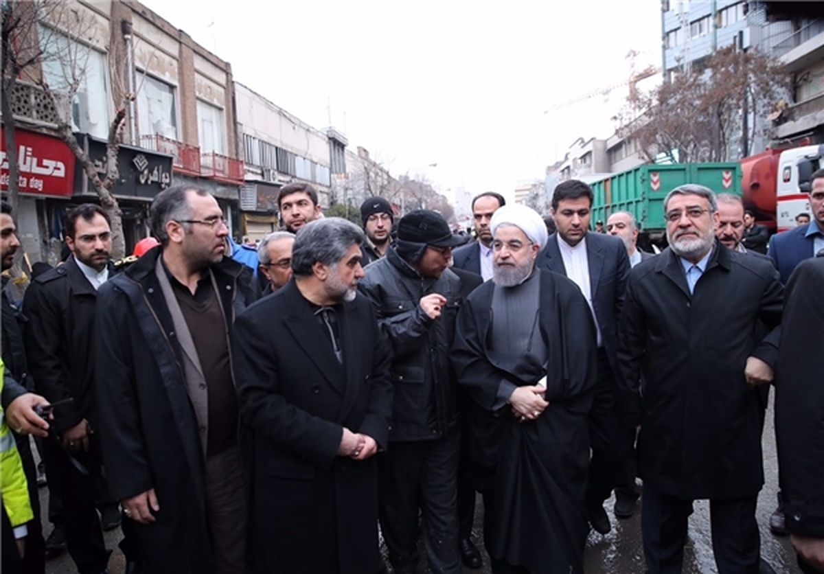 روحانی:این حادثه درس و هشداری برای همه مسئولان بود