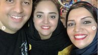عکس نرگس محمدی و همسرش در کنار الهام پاوه نژاد