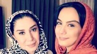 مارال فرجاد و نسیم ادبی در پشت صحنه سریال برادر جان