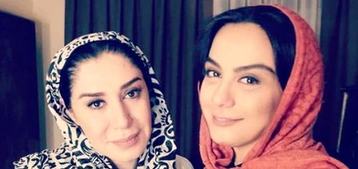  مارال فرجاد و نسیم ادبی در پشت صحنه سریال برادر جان