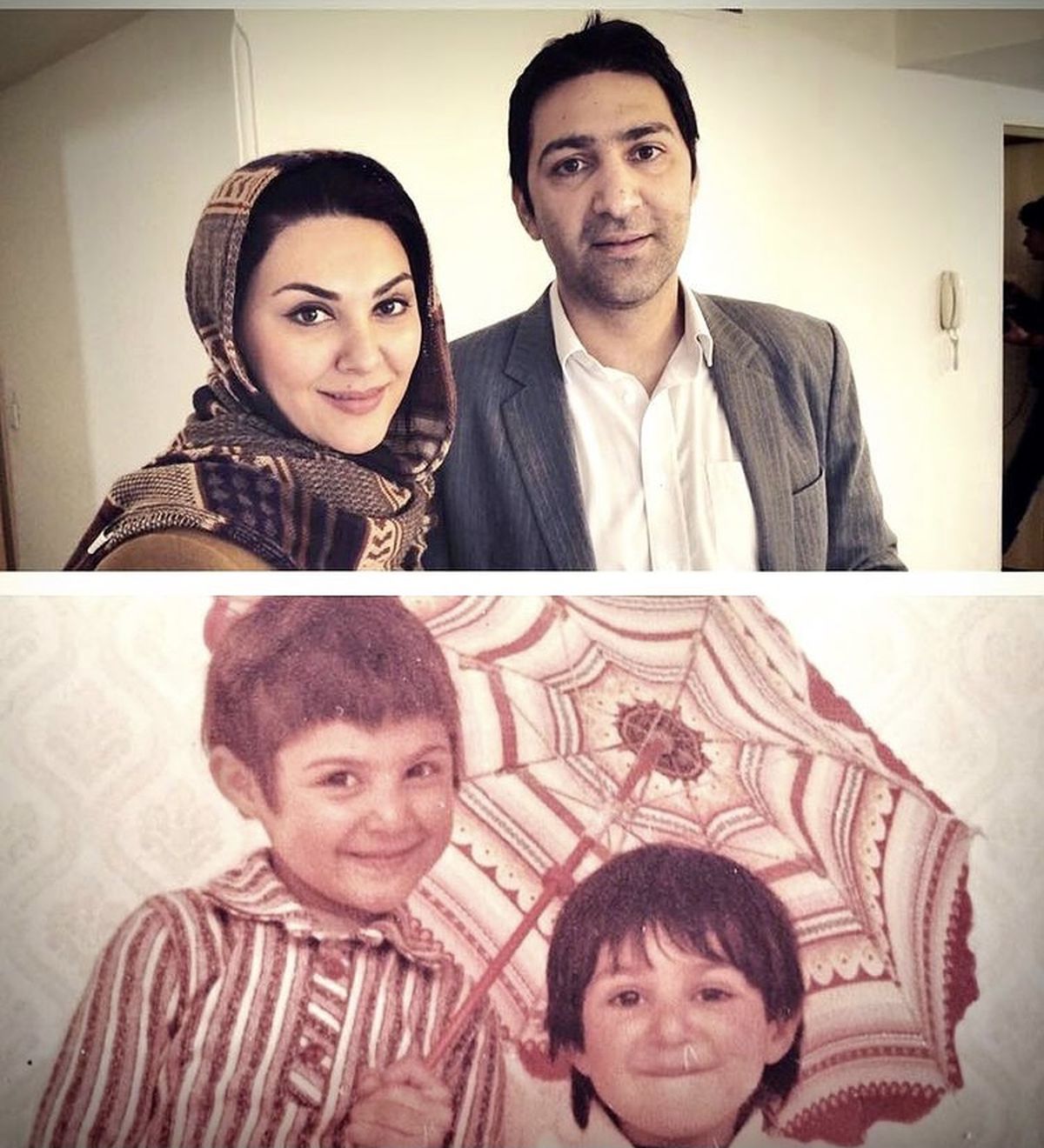 لاله اسکندری و برادرش در گذر زمان + عکس