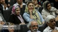 حضور مهین سریال همسران در مراسم بزرگداشت شوهرش!