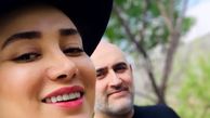 گردش بهاره افشاری با برادرش + عکس