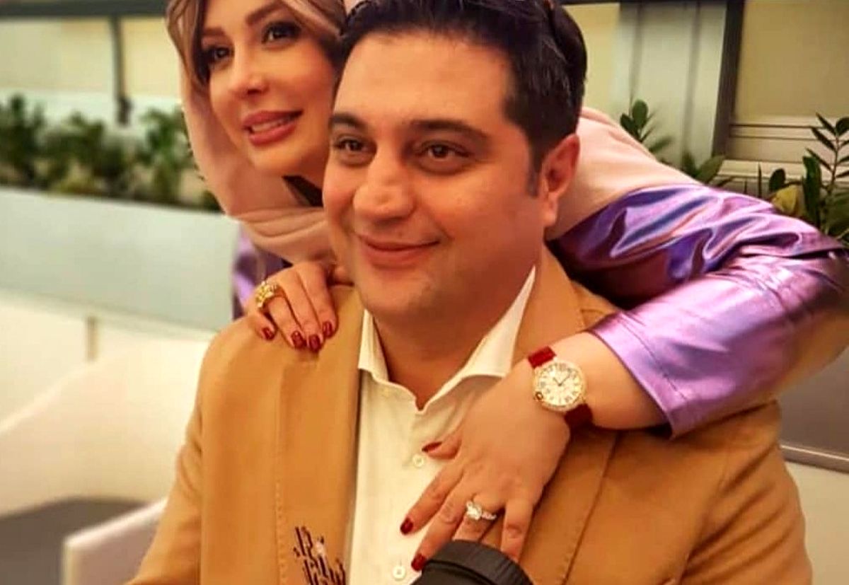 عکس مهربان نیوشا ضیغمی و همسرش