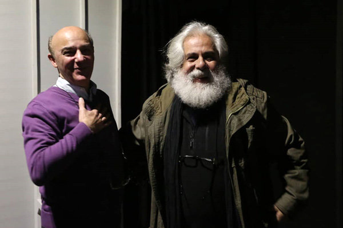حمید امجد در خانه نمایش مهرگان ۵۰ ساله شد