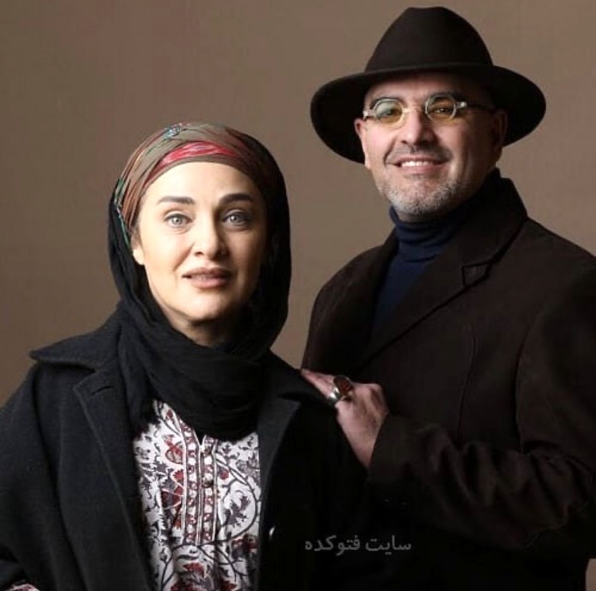 داور معروف عصر جدید در کنار همسرش + عکس