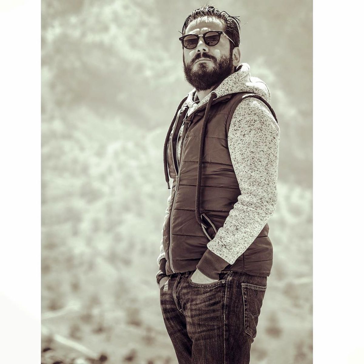 کوهپیمایی پاییزی عباس غزالی+عکس