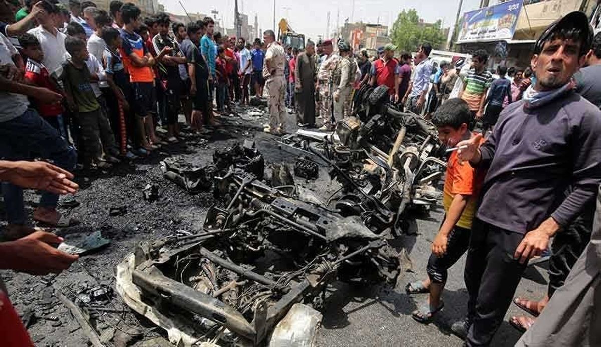 انفجار خودرو  بمب گذاری شده در بغداد