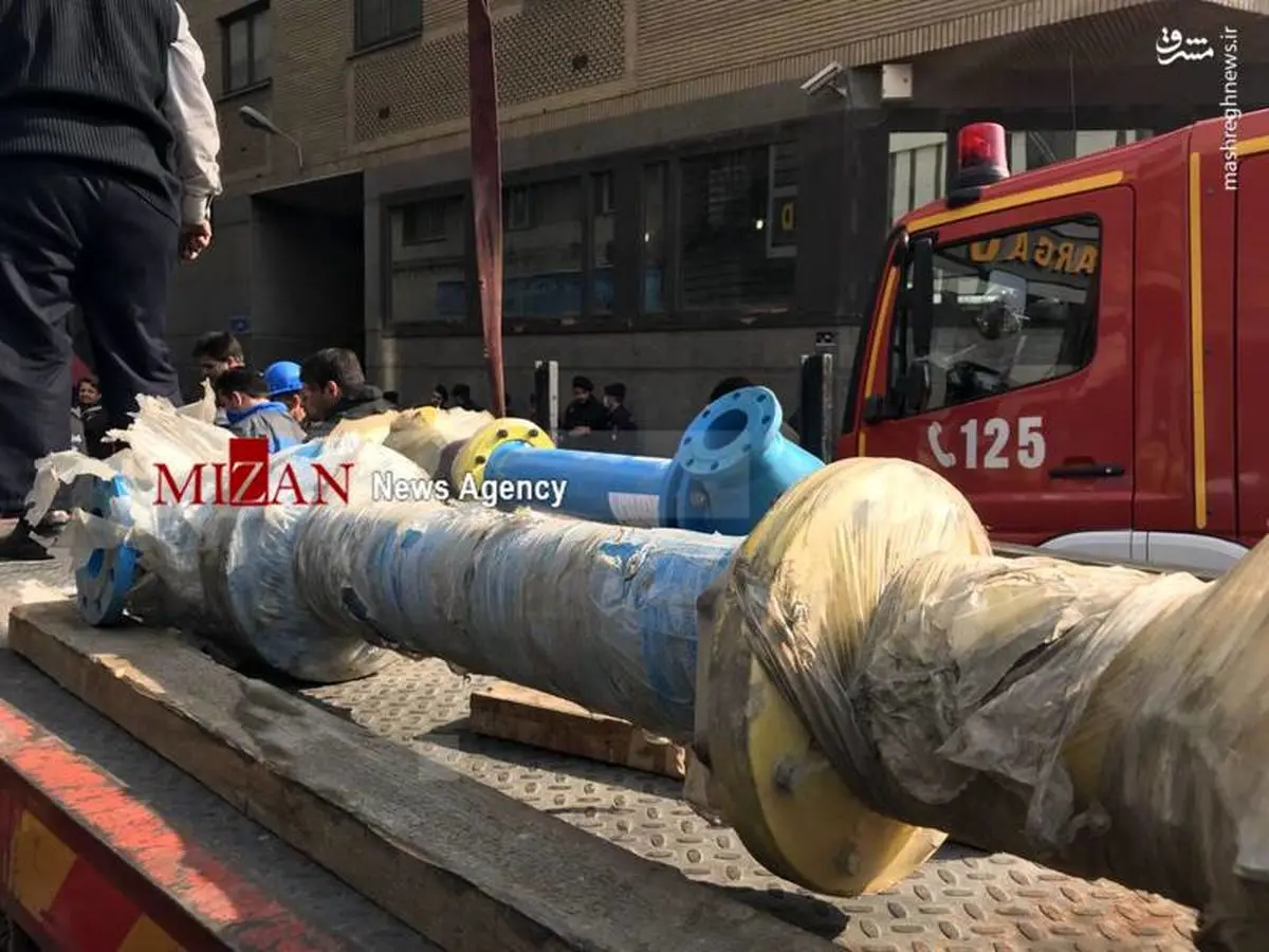 تجهیزات جدید آتش‌نشانان خیابان ولیعصر/ عکس