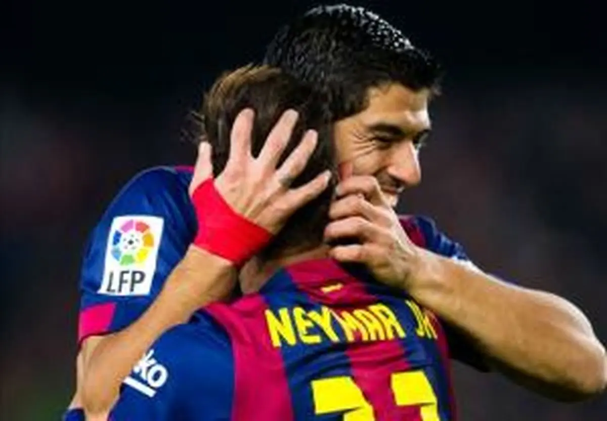 تبریک تولد جالب نیمار به سوارز