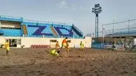 تمرین تیمهای فوتبال ساحلی اوراسیا در یزد آغاز شد
