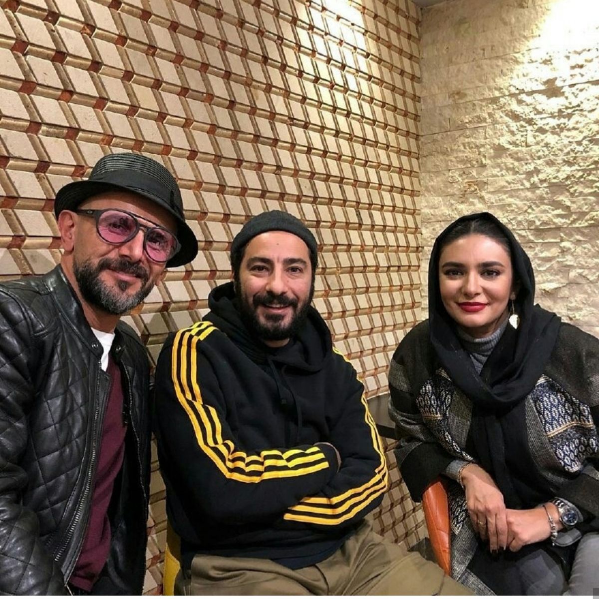 نوید محمدزاده ،امین حیایی و لیندا کیانی در یک قاب+عکس