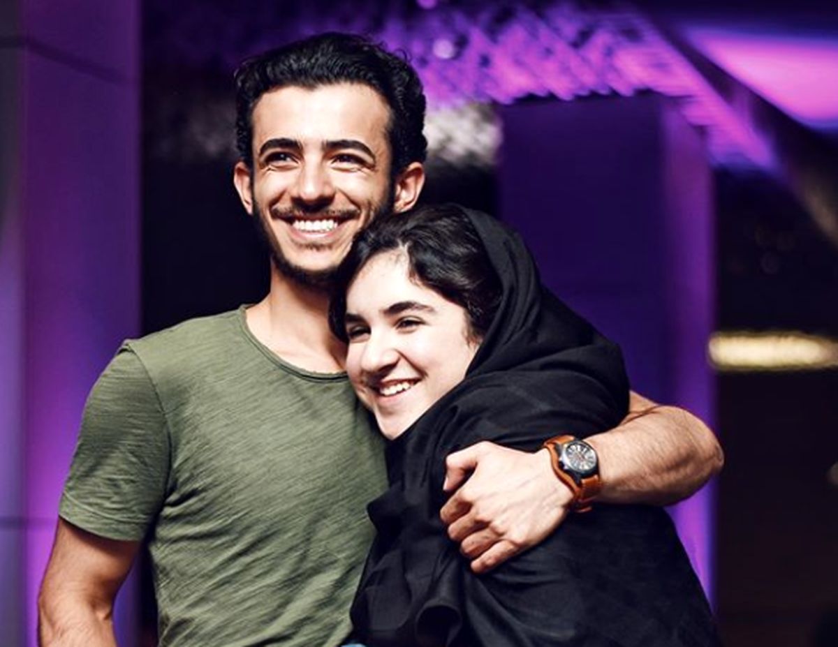 عکس پراحساس علی شادمان و خواهرش