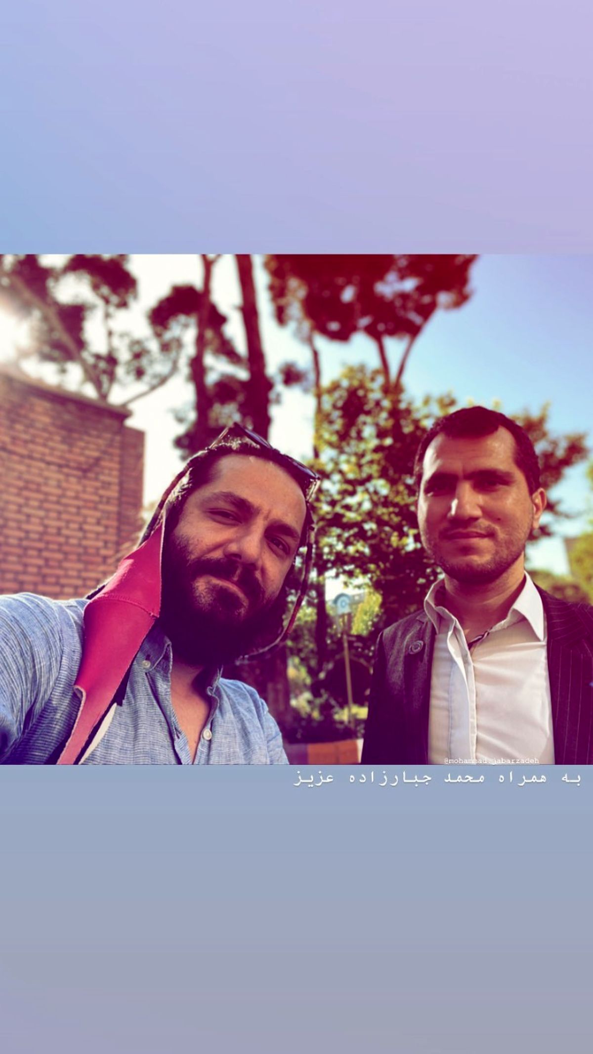 عباس غزالی در کنار تهیه کننده مشهور + عکس