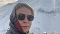 سلفی برفی خانم بازیگر + عکس