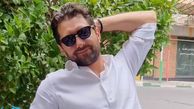 تیپ شیک بهرام رادان در یک کافه + عکس