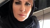 فاطمه گودرزی و ماشینش در پمپ بنزین+عکس