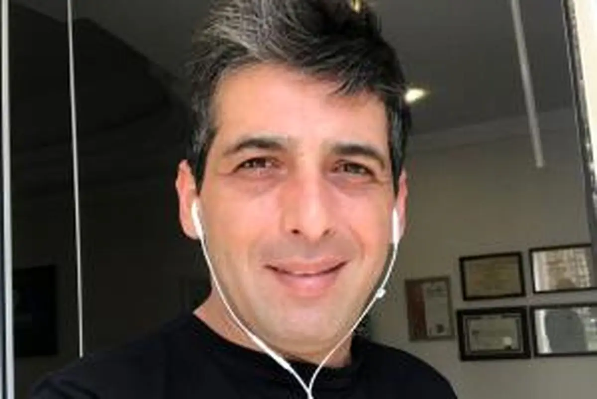 حمید گودرزی در کنار مادرش در جشن تولد 40 سالگی اش! عکس