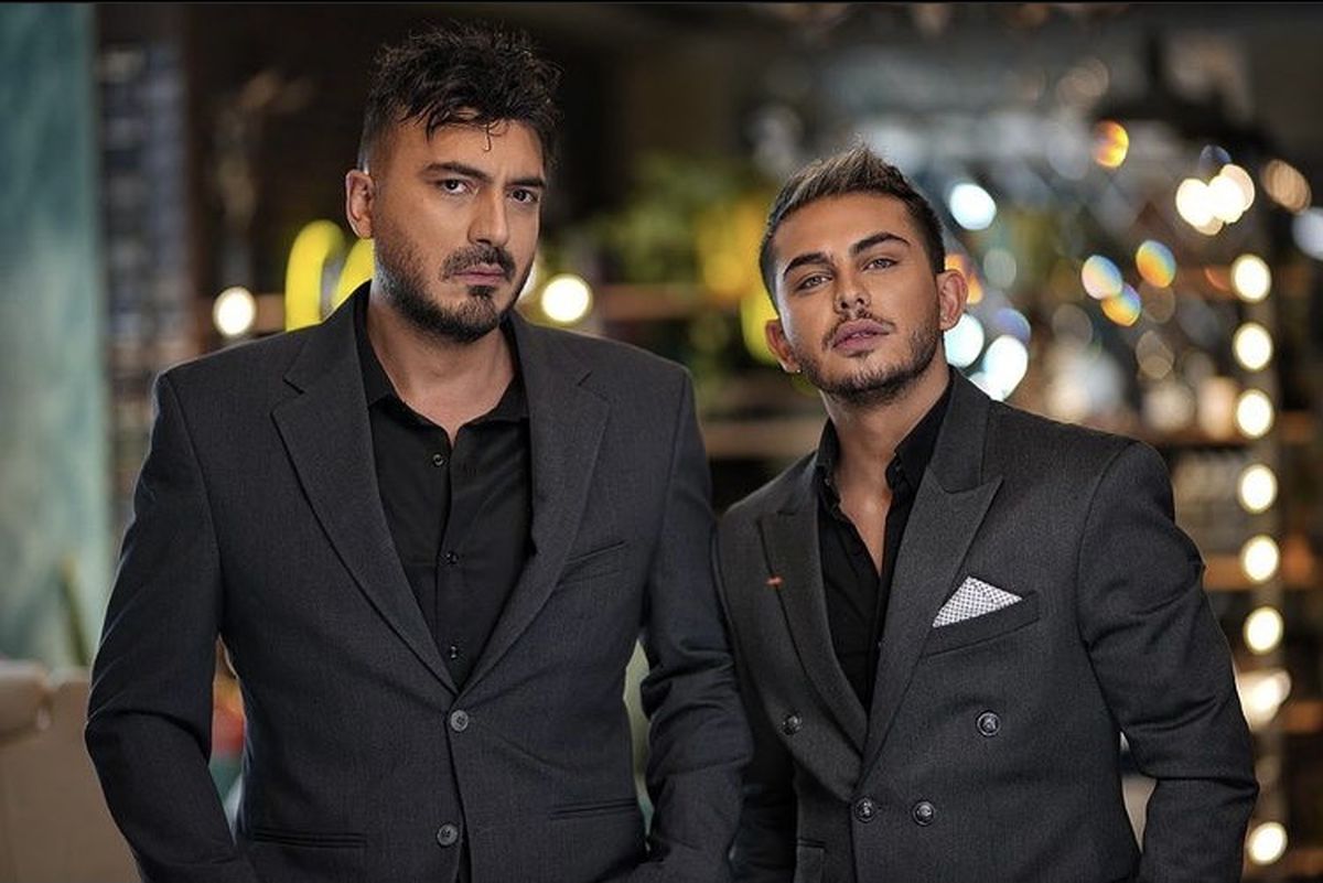 نیما شاهرخ شاهی و ارسلان قاسمی با استایلی شیک + عکس