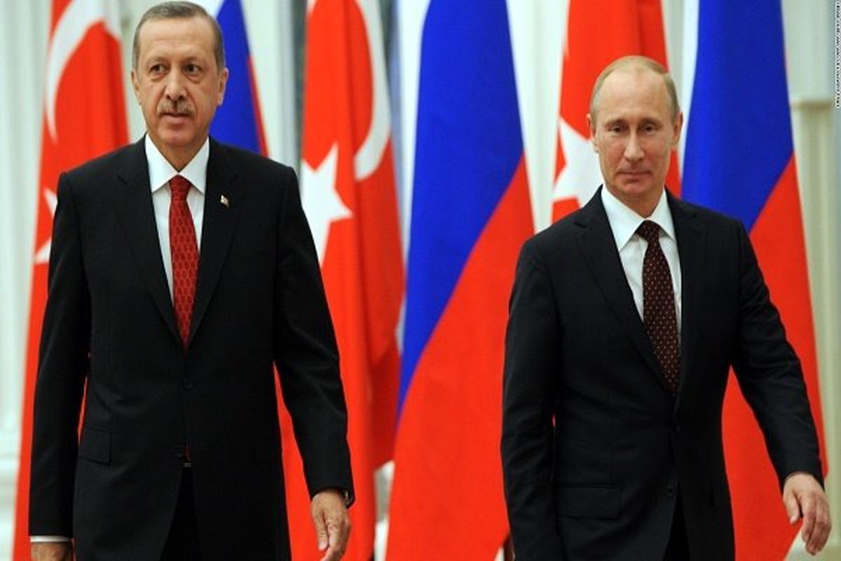 رایزنی تلفنی «پوتین» و «اردوغان» درباره مذاکرات صلح سوریه
