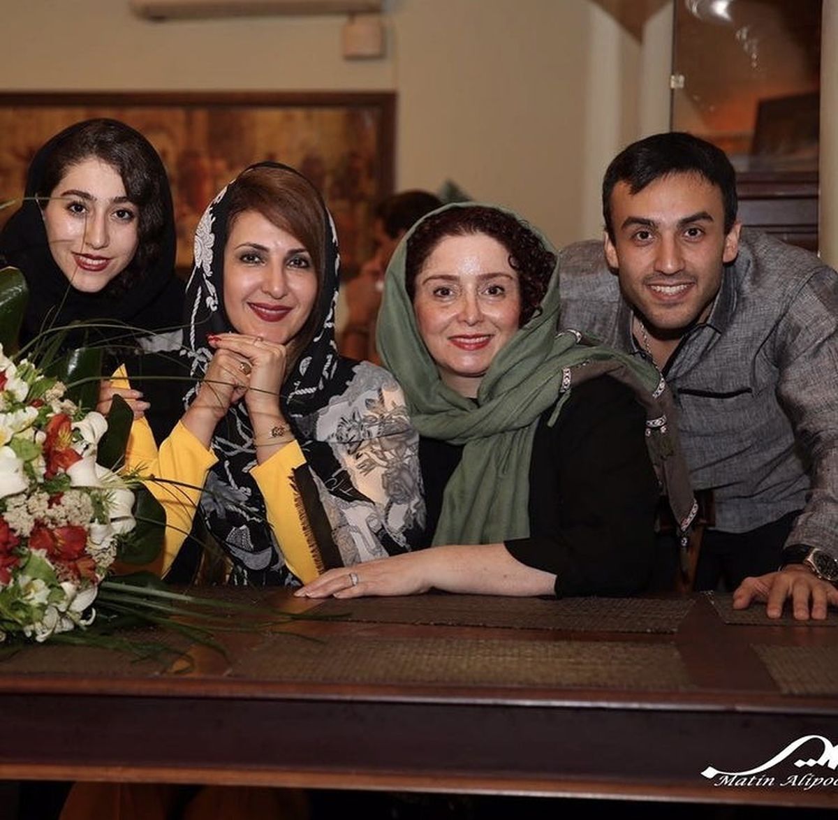 ژاله صامتی و فاطمه گودرزی به همراه فرزندانشان + عکس