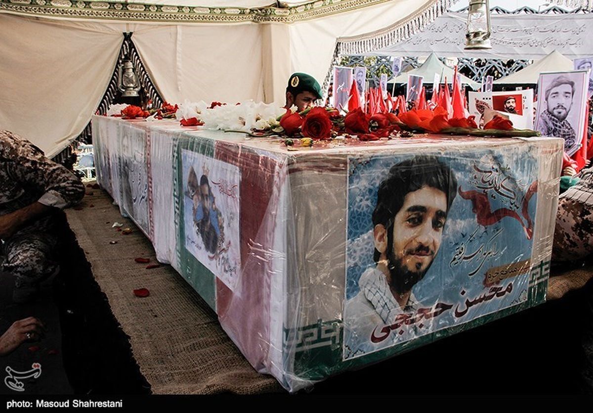 پیکر مطهر شهید حججی دقایقی پیش وارد اصفهان شد