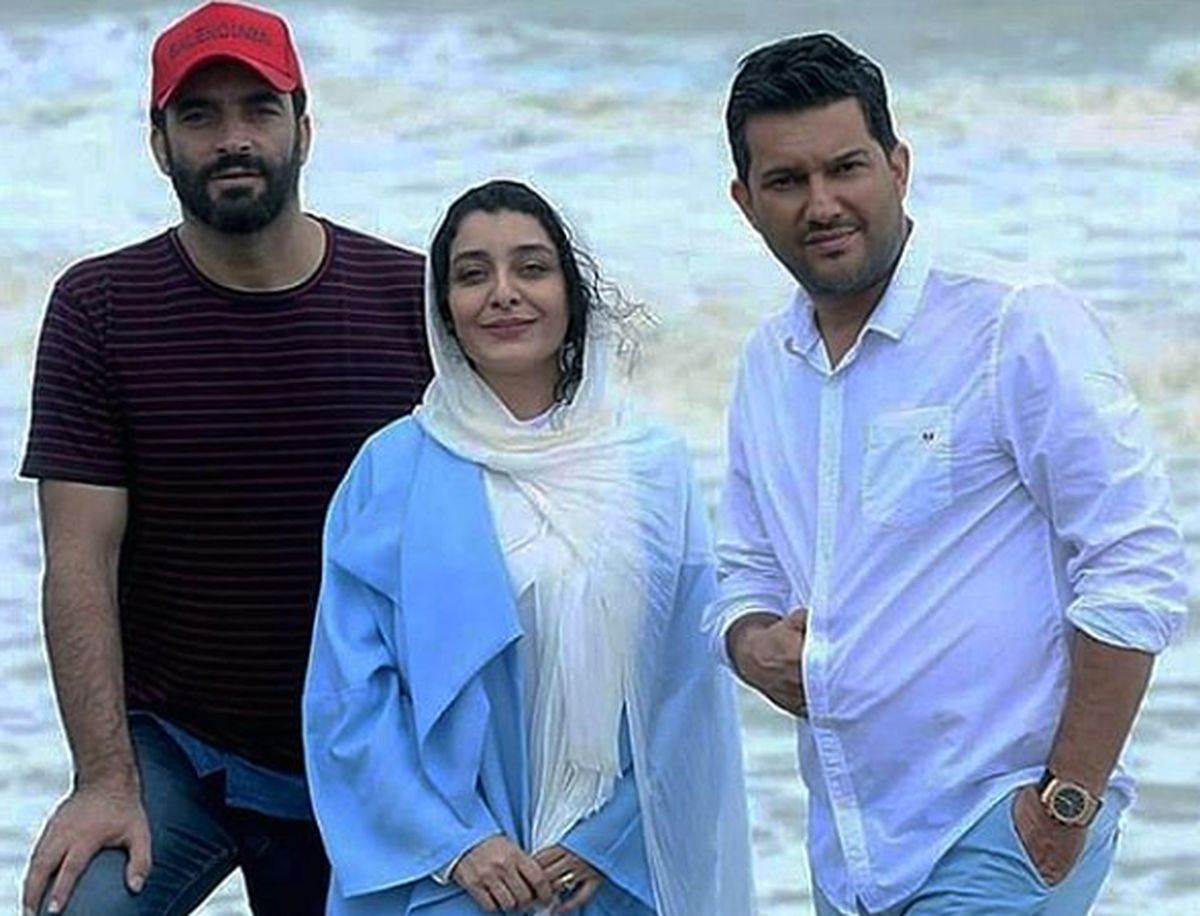 حامد بهداد و ساره بیات در لب دریا در مازندران+عکس