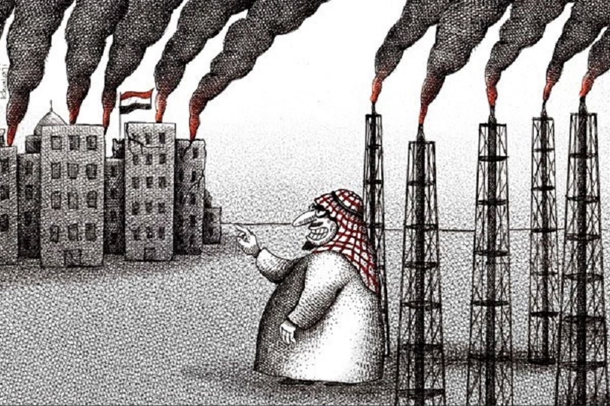 ببار نشستن میوه تلخ دلارهای نفتی عربستان!/کاریکاتور
