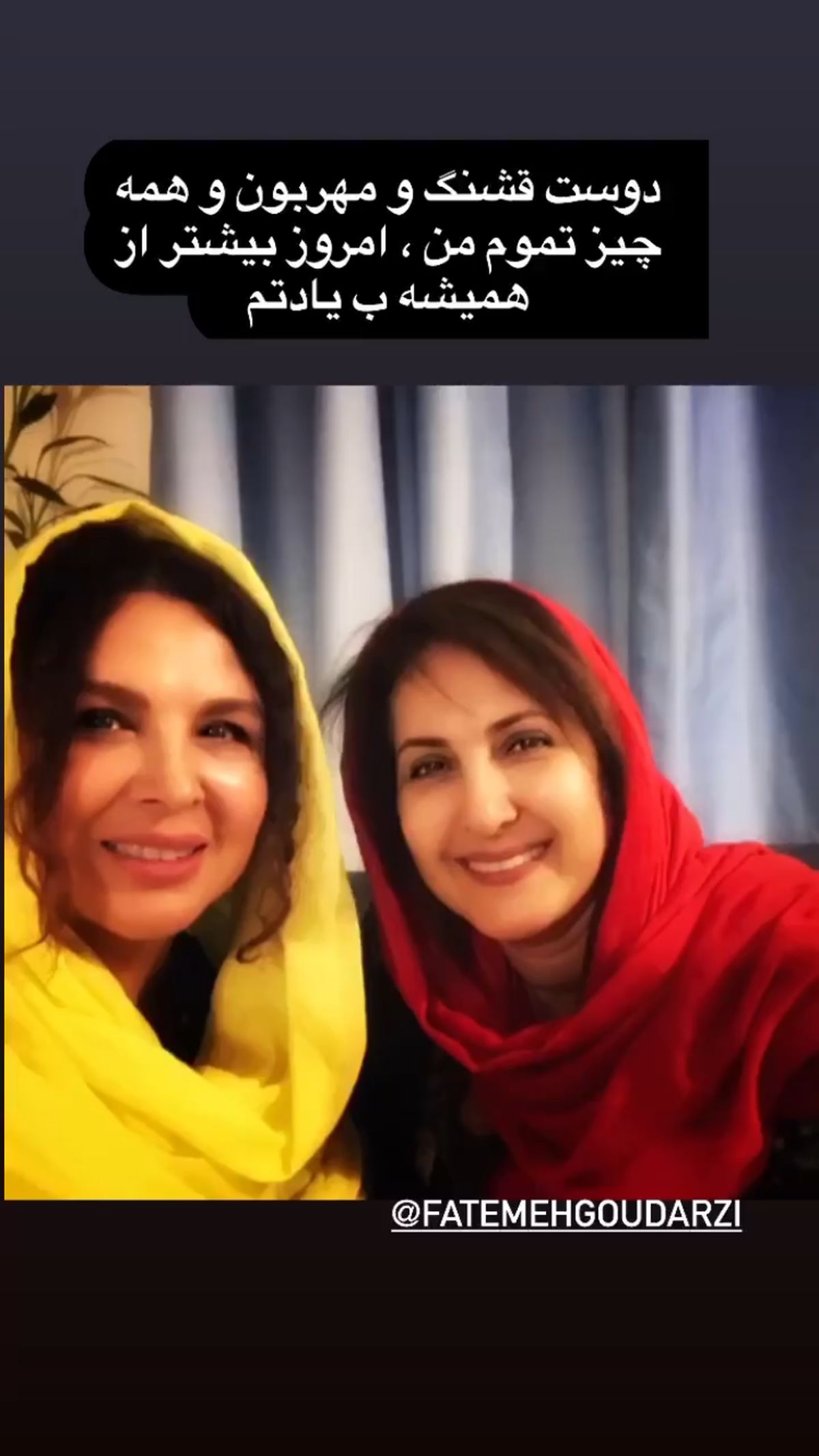 دلتنگی شهره سلطانی برای خانم بازیگر + عکس