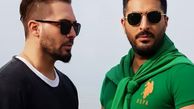 دانیال عبادی و دوستش در کنار دریا + عکس