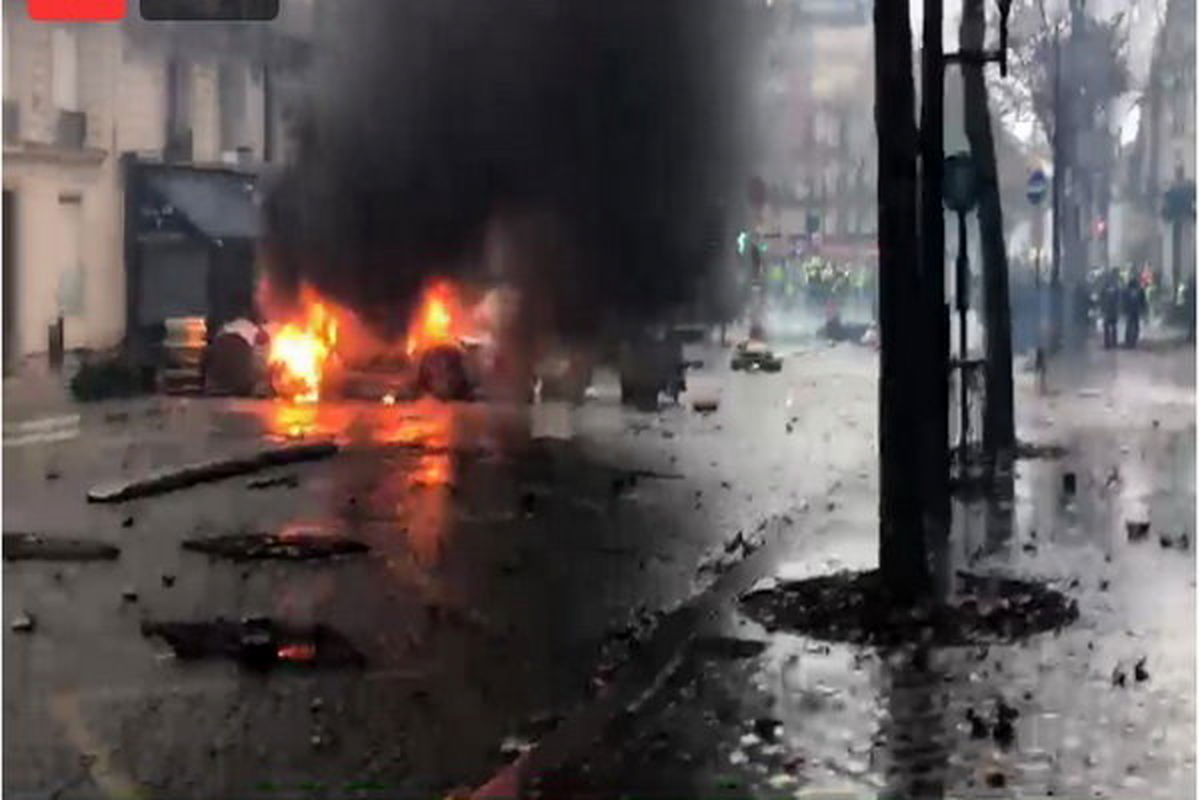 بازداشت ۱۰۷ نفر در دور جدید اعتراضات فرانسه