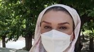 گشت و گذار مینا نوروزی در طبیعت + عکس
