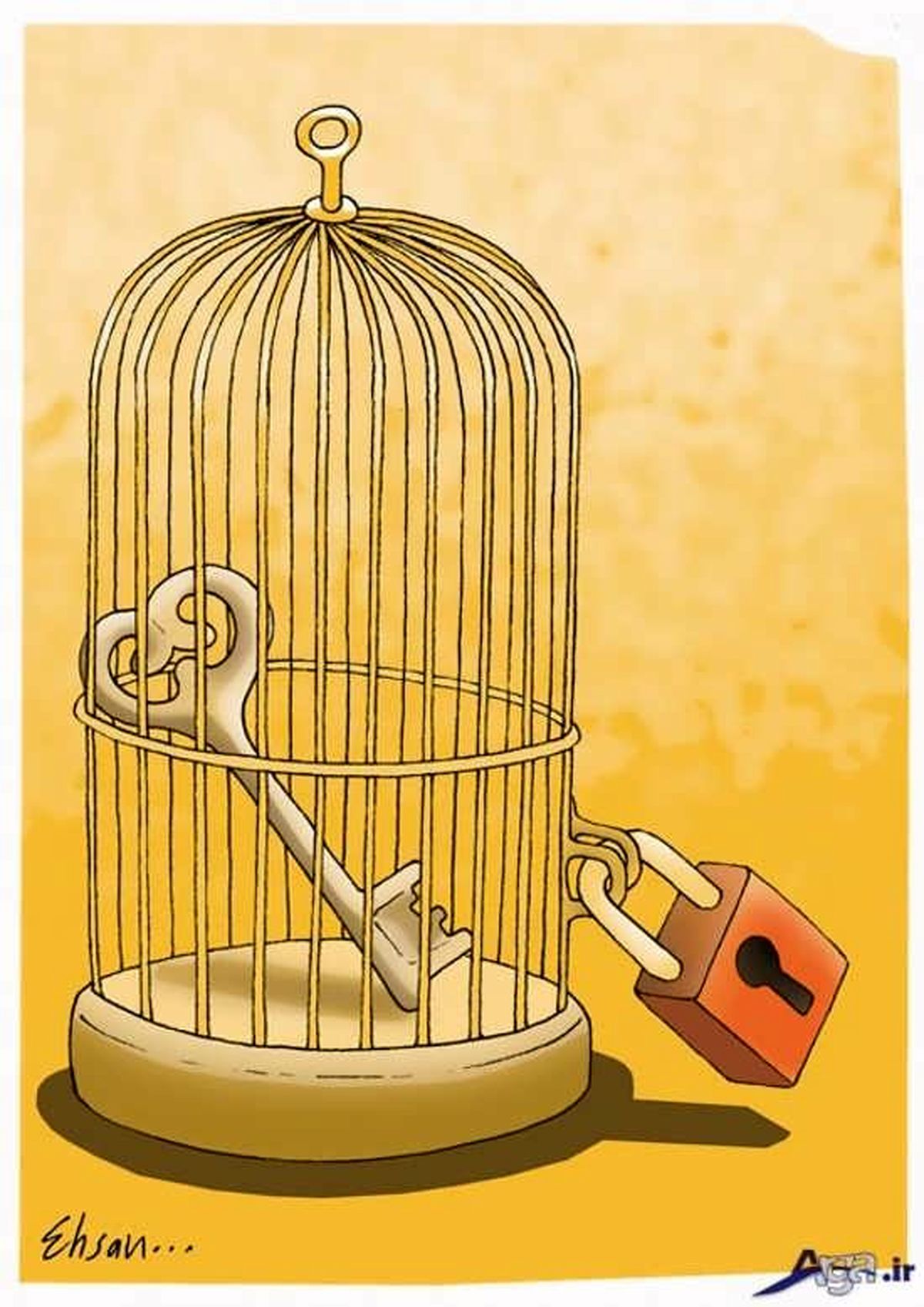 کاریکاتور زیبا و خلاقانه