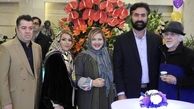 حضور پدر بهاره رهنما در جشن+عکس