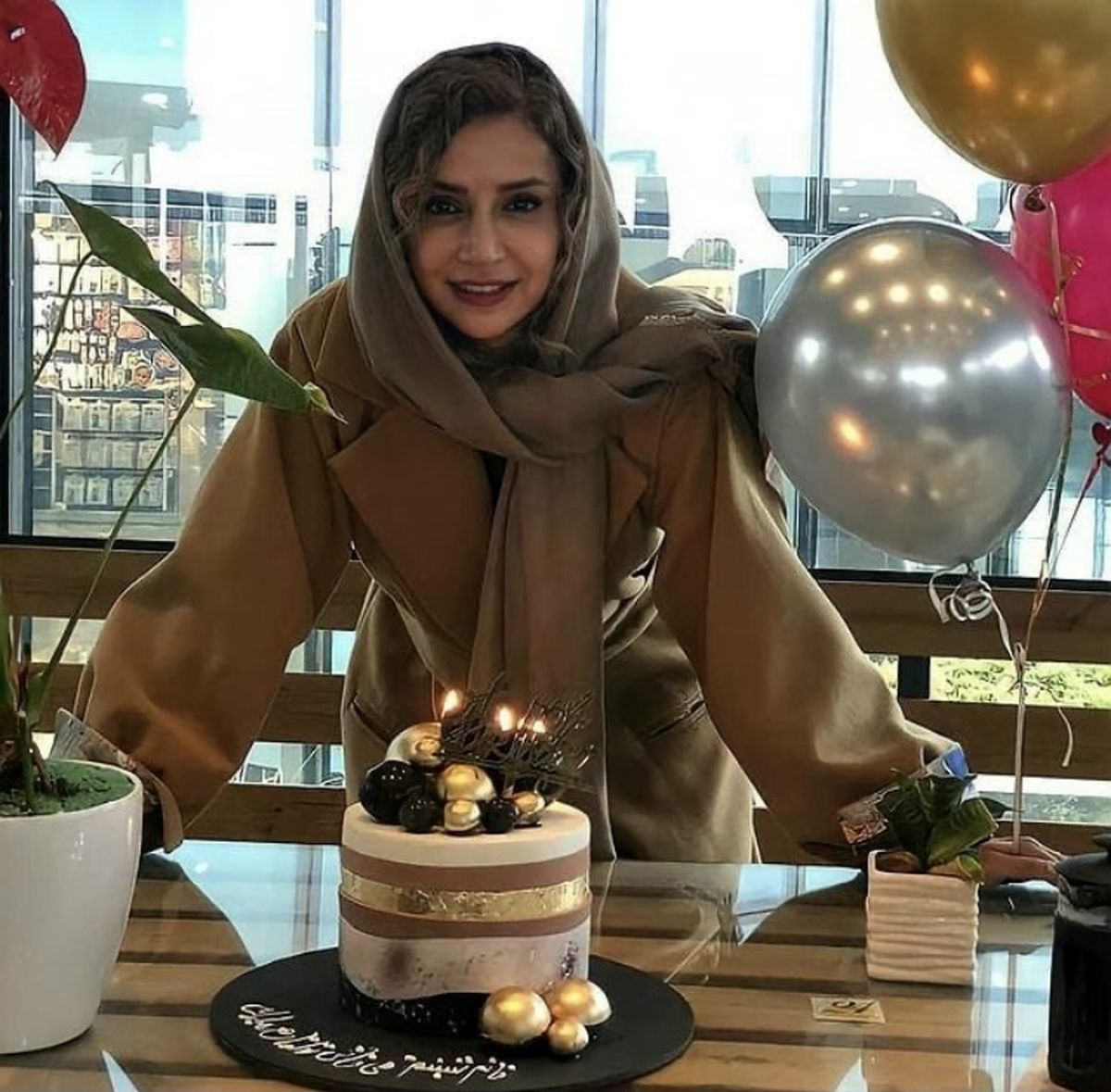 کیک تولد شیک شبنم قلی خانی + عکس