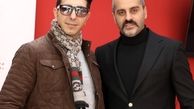 علیرام نورایی و دوستش در یک مراسم + عکس