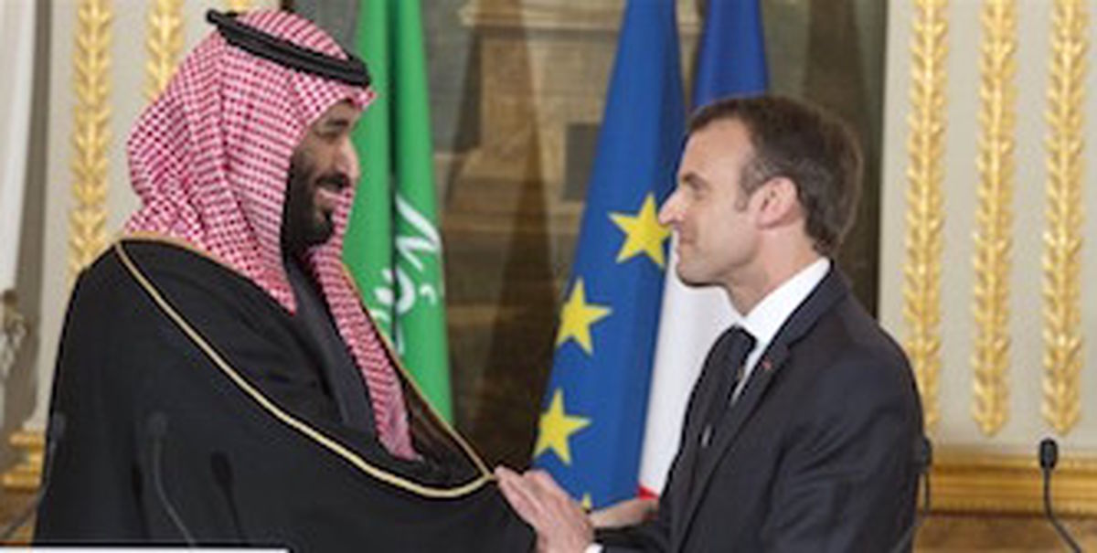 ماکرون با بن‌سلمان دیدار می‌کند