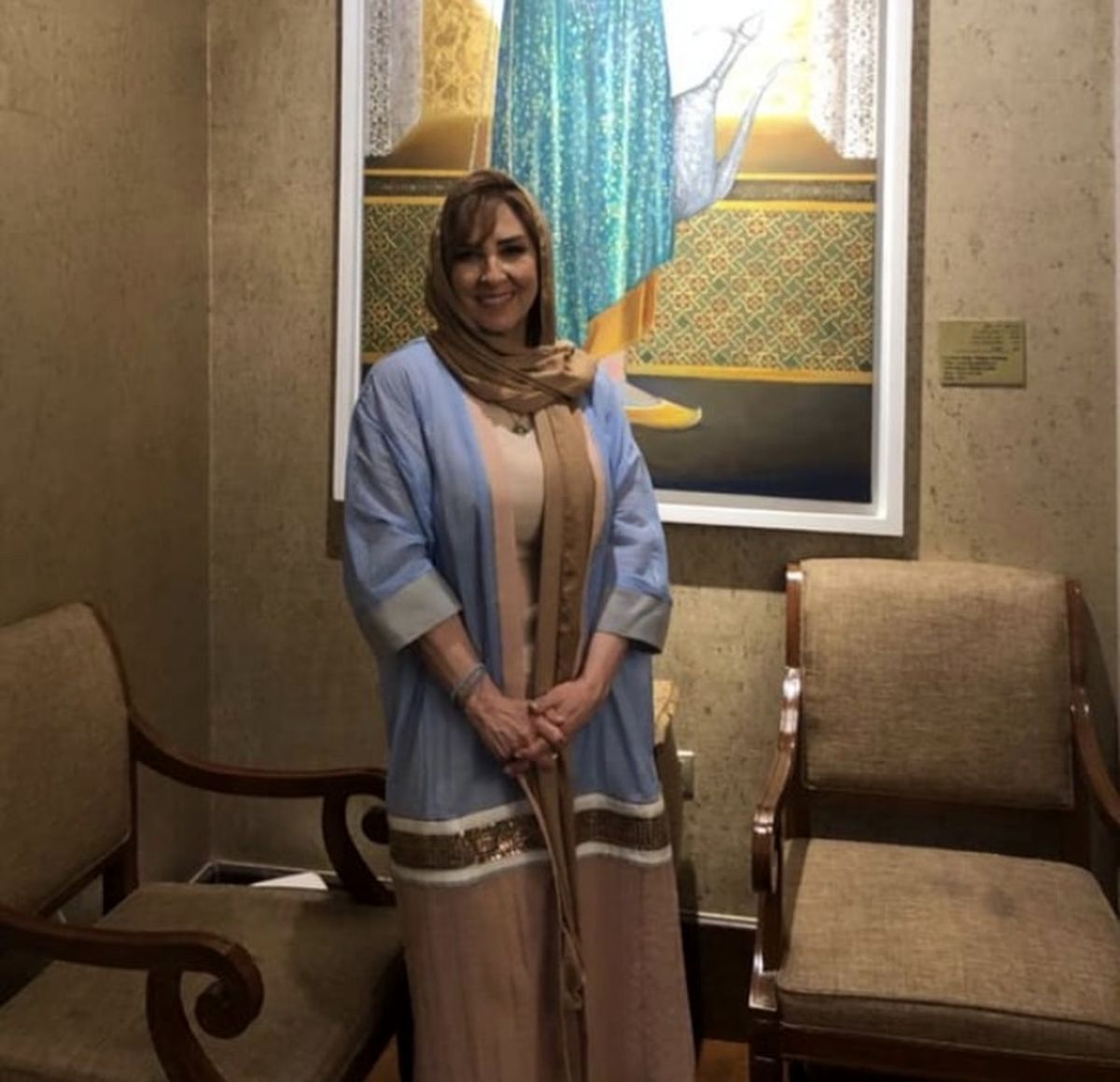 مرجانه گلچین در خانه اش + عکس