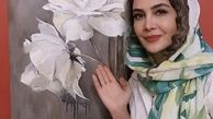 تابلو نقاشی زیبا نگین صدق گویا + عکس