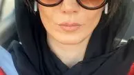 سلفی جدید مینا وحید در ماشین + عکس
