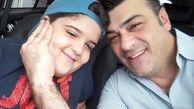 آقای گوینده خبر در کنار پسرش+عکس
