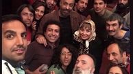 سلفی دست جمعی بازیگران حمال طلا + عکس