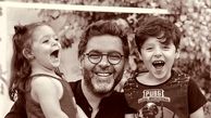 مصطفی کیایی و فرزندانش + عکس