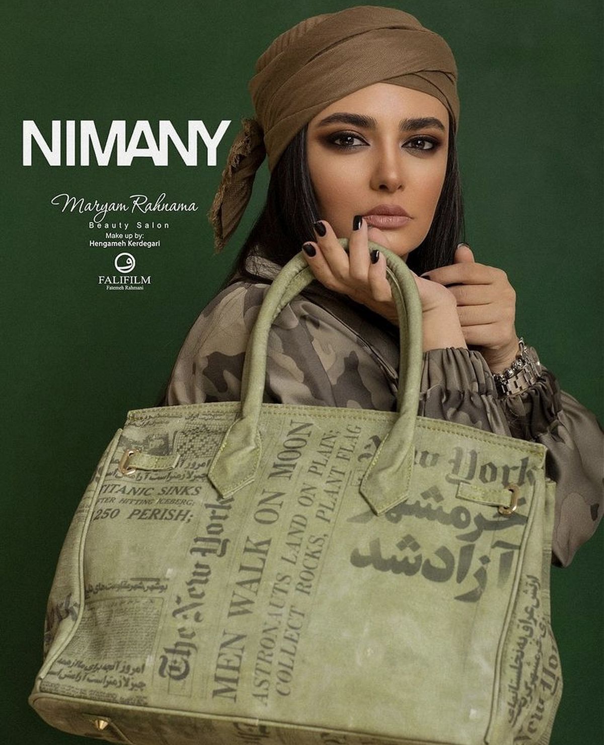 لیندا کیانی مدل نیمانی مشهور شد + عکس