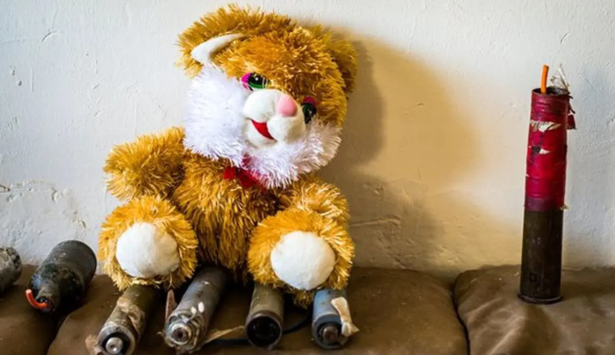 بمبهای شیطانی داعش برای کودکان موصل!