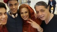 بازگشت همسر بازیگر زن سینما از آمریکا+عکس