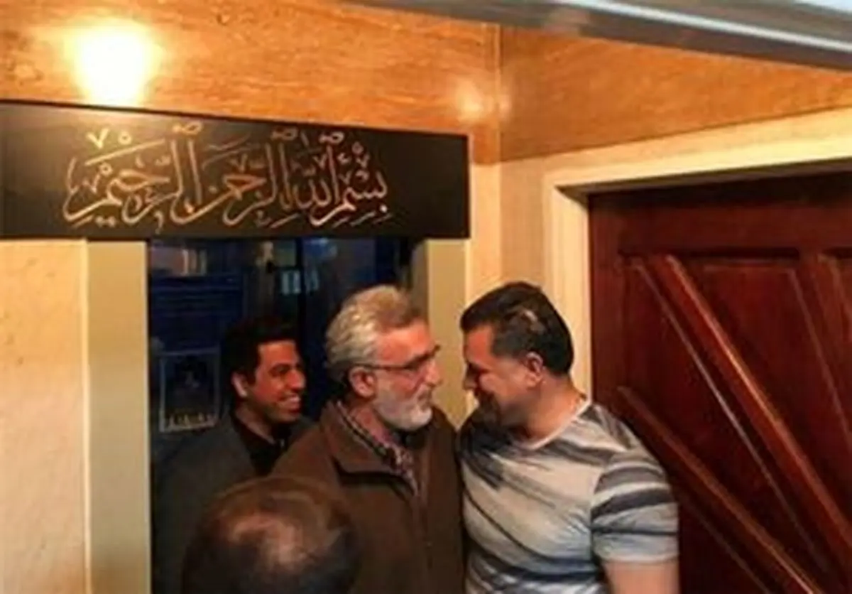 برخورد گرم دایی و فرکی در سازمان لیگ/عکس